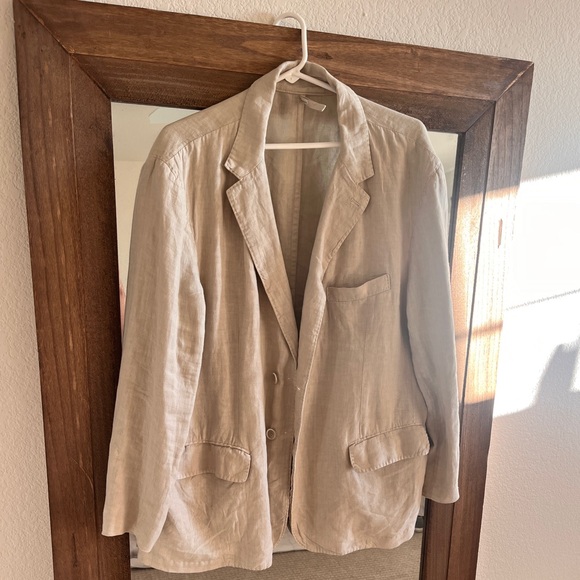 COPY - Men’s Lino 120% linen jacket - Picture 8 of 16